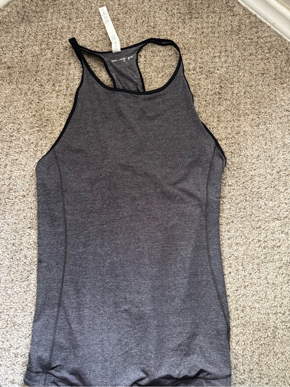 Lululemon Athletic Racerback Tank Top - Gray